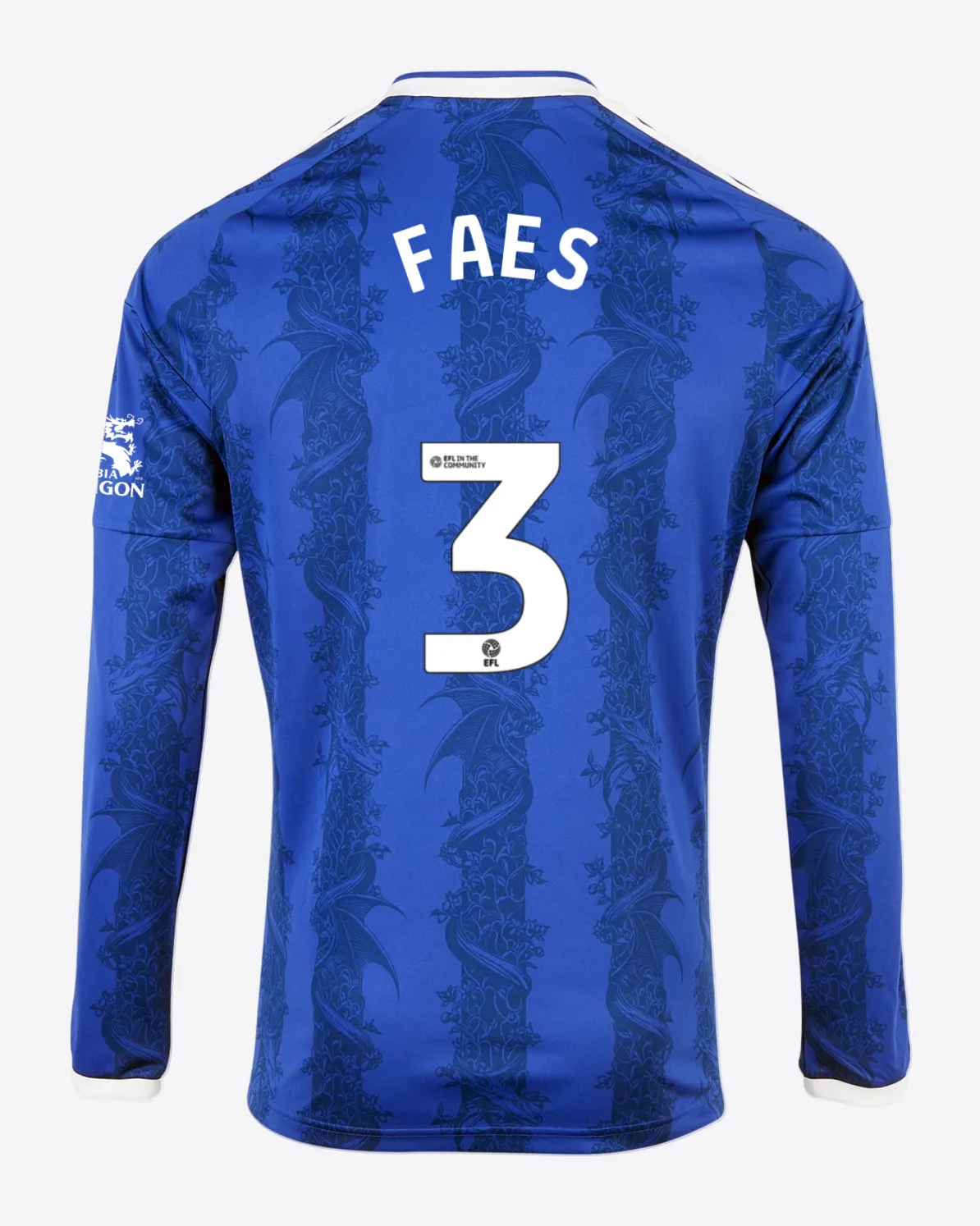Leicester City Men's L/S Home Shirt 2026/27 - Adults - Wout FAES