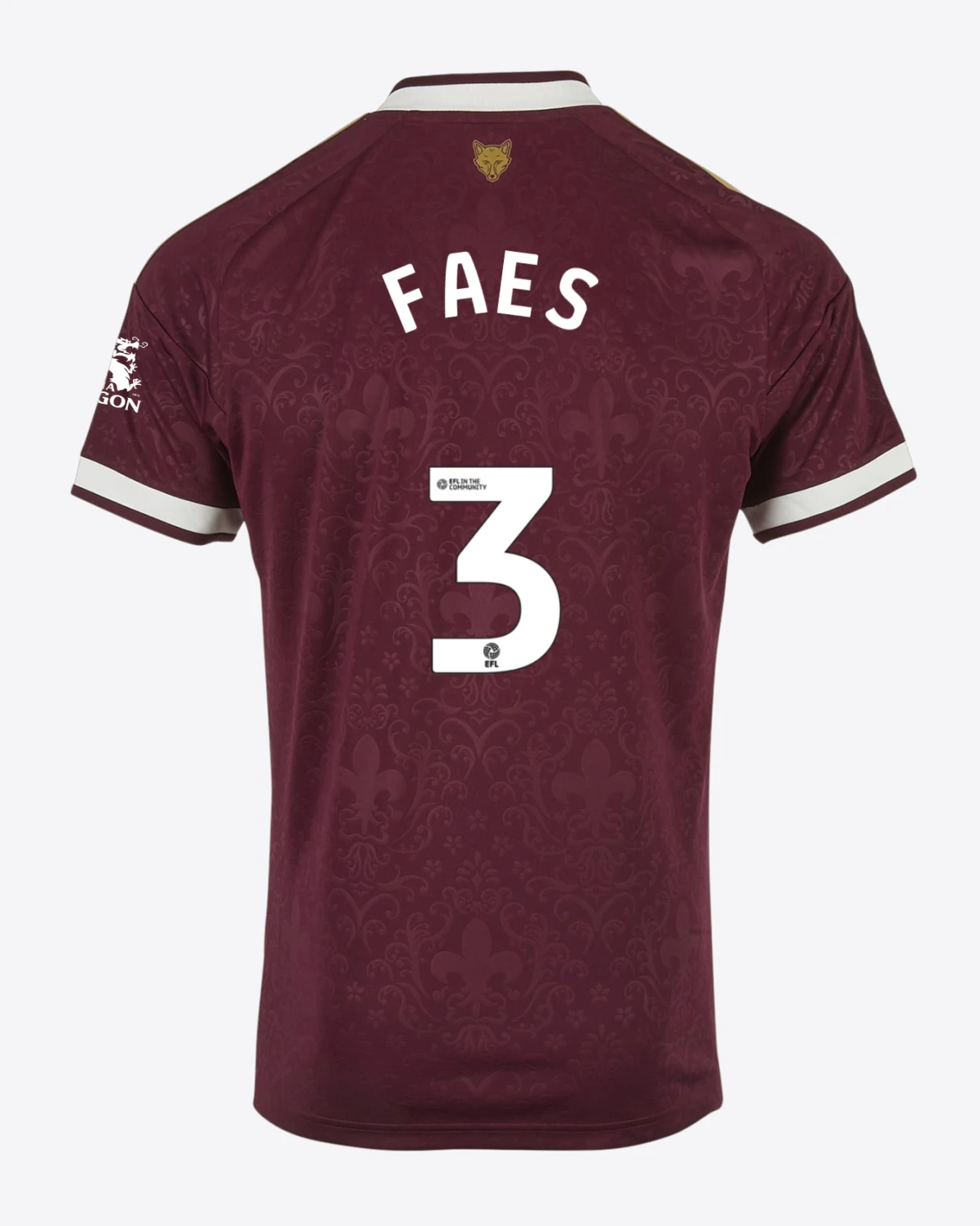 Leicester City Unsponsored Men's Away Shirt 2026/27 - Adults - Wout FAES