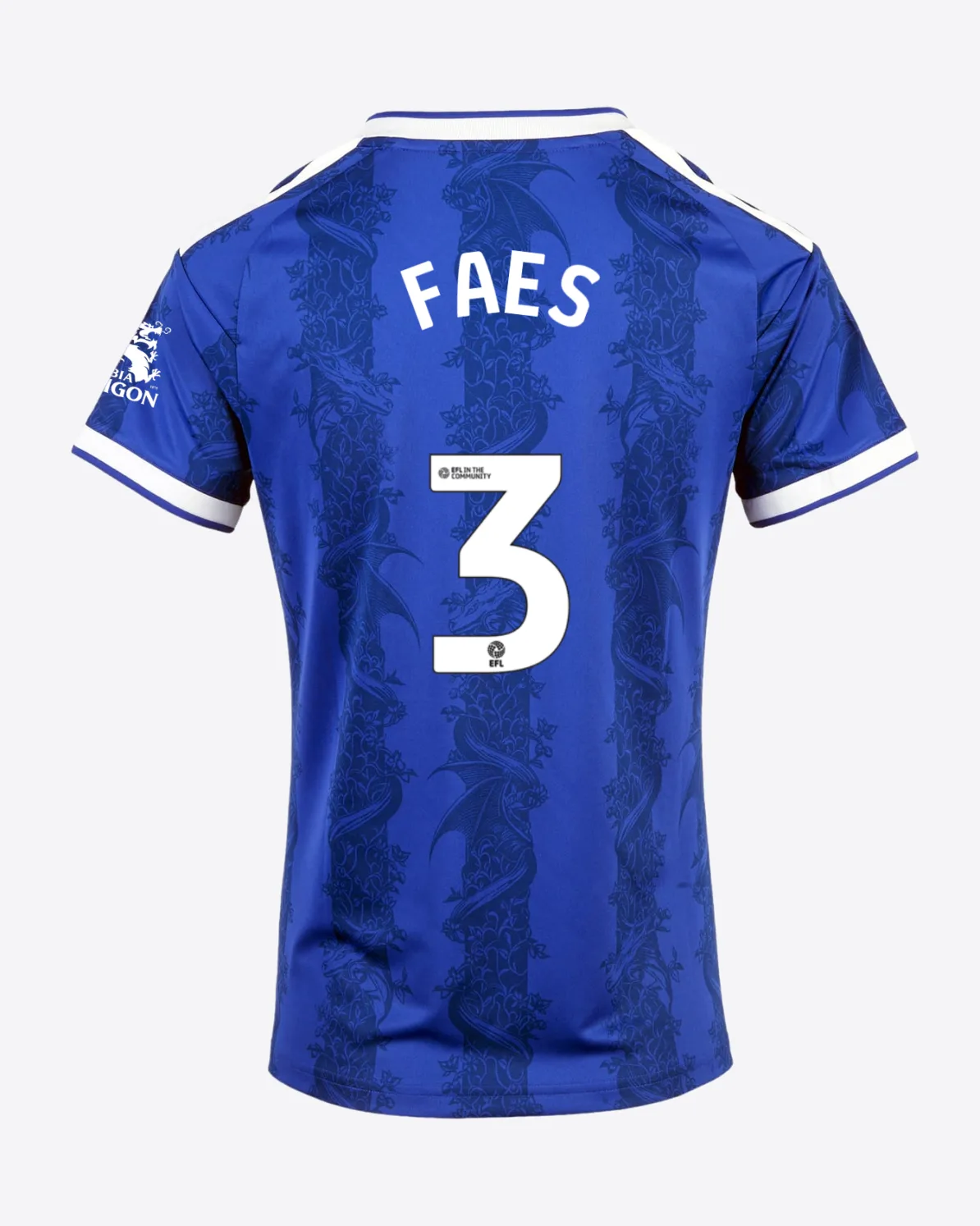 Leicester City Unsponsored Men's Home Shirt 2026/27 - Womens Fitted - Wout FAES