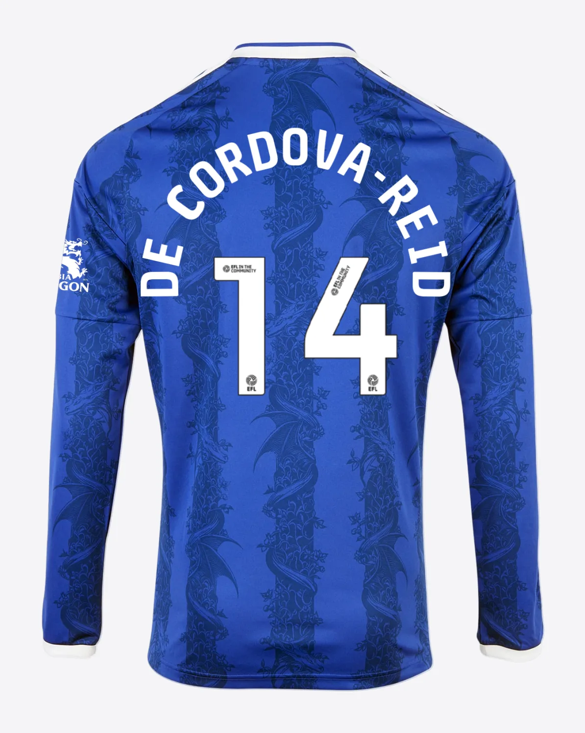 Leicester City Unsponsored Men's L/S Home Shirt 2026/27 - Adults - Bobby DE CORDOVA-REID