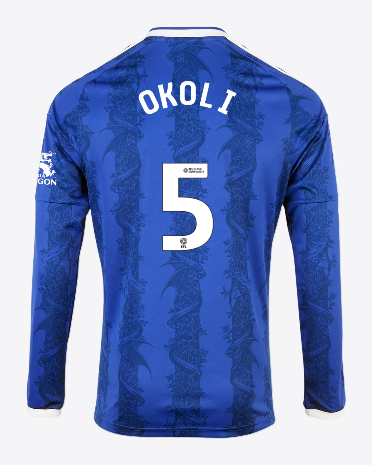 Leicester City Unsponsored Men's L/S Home Shirt 2026/27 - Adults - Caleb OKOLI