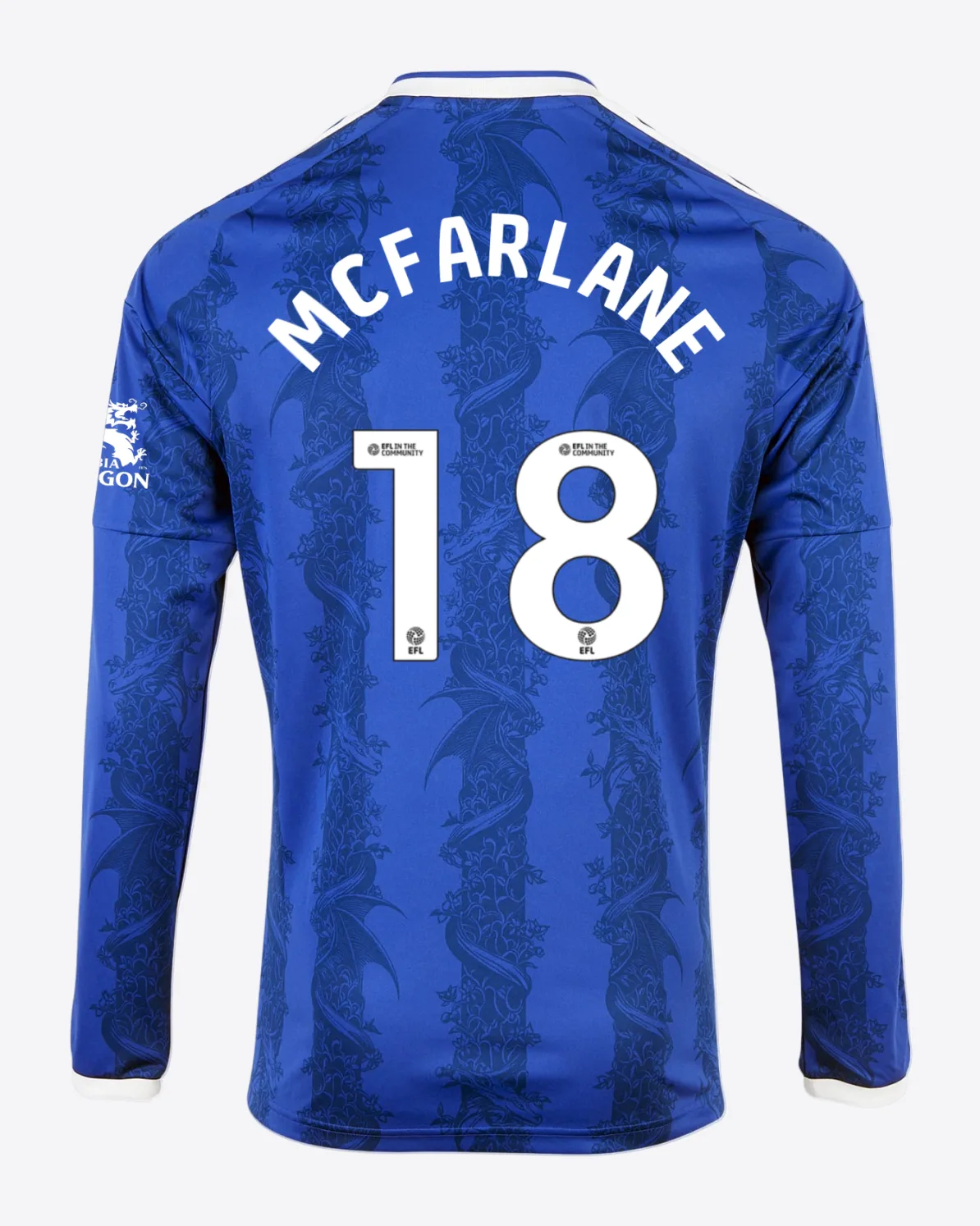 Leicester City Unsponsored Men's L/S Home Shirt 2026/27 - Adults - Christian McFARLANE