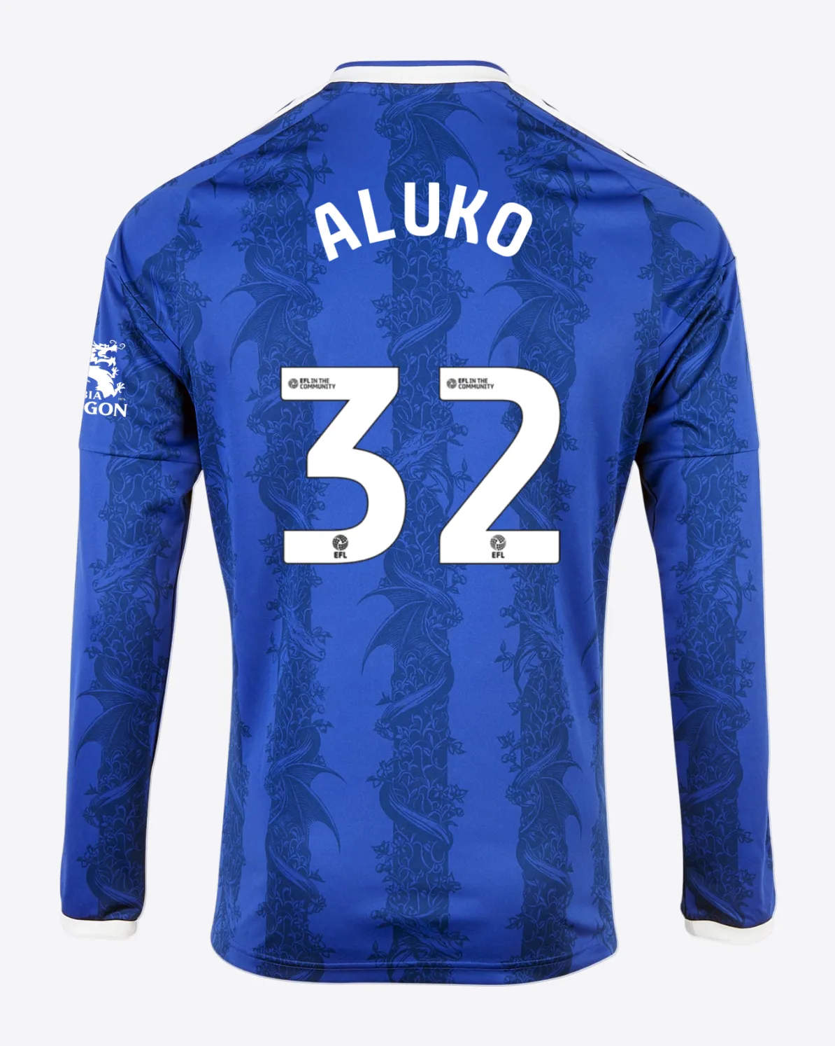 Leicester City Unsponsored Men's L/S Home Shirt 2026/27 - Adults - Olabade ALUKO