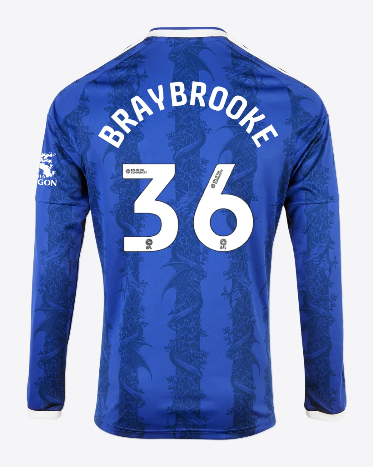 Leicester City Unsponsored Men's L/S Home Shirt 2026/27 - Adults - Sammy BRAYBROOKE