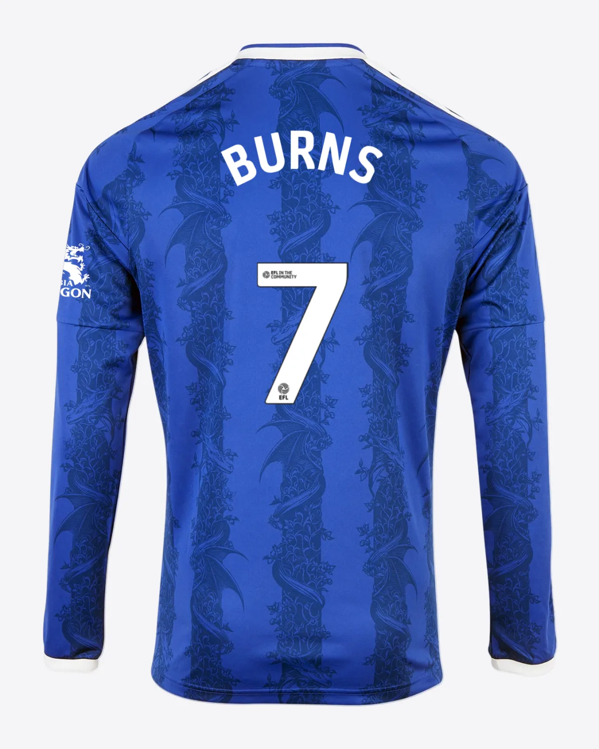 Leicester City Unsponsored Men's L/S Home Shirt 2026/27 - Adults - Wes BURNS