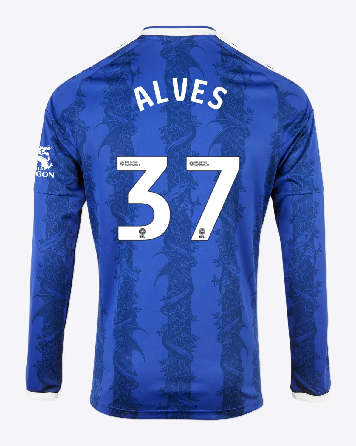Leicester City Unsponsored Men's L/S Home Shirt 2026/27 - Adults - Will ALVES
