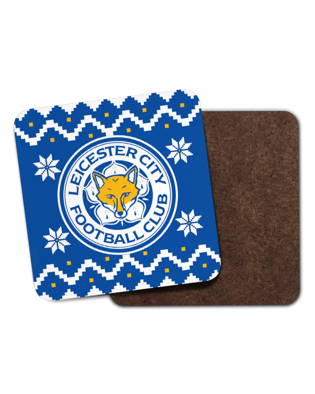 Leicester City Christmas Fairisle Coaster