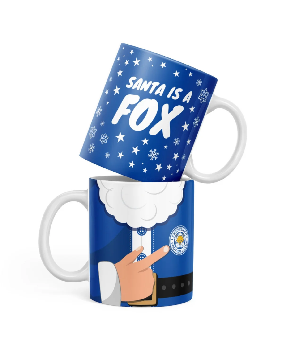 Leicester City Santa Is A Fox Mug