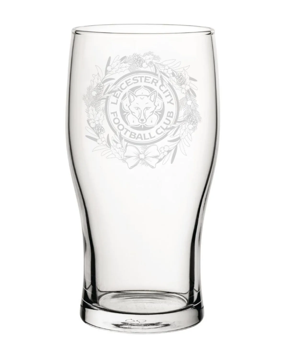 Leicester City Christmas Wreath Pint Glass