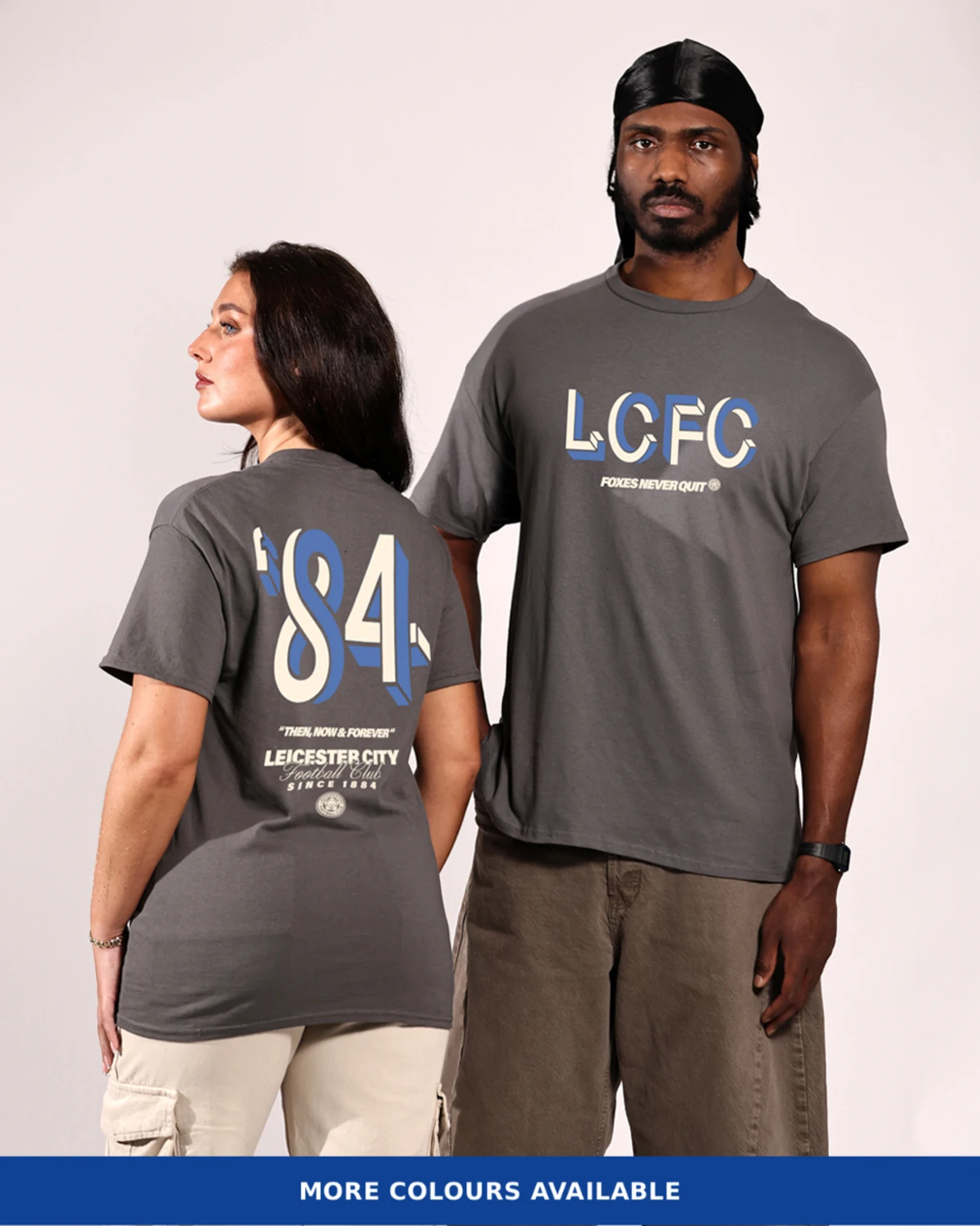 Leicester City Three Colour Crest T-Shirt - Adults