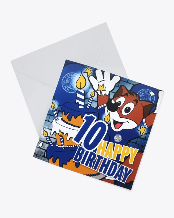 Leicester City Greetings Card - Filbert Age 10