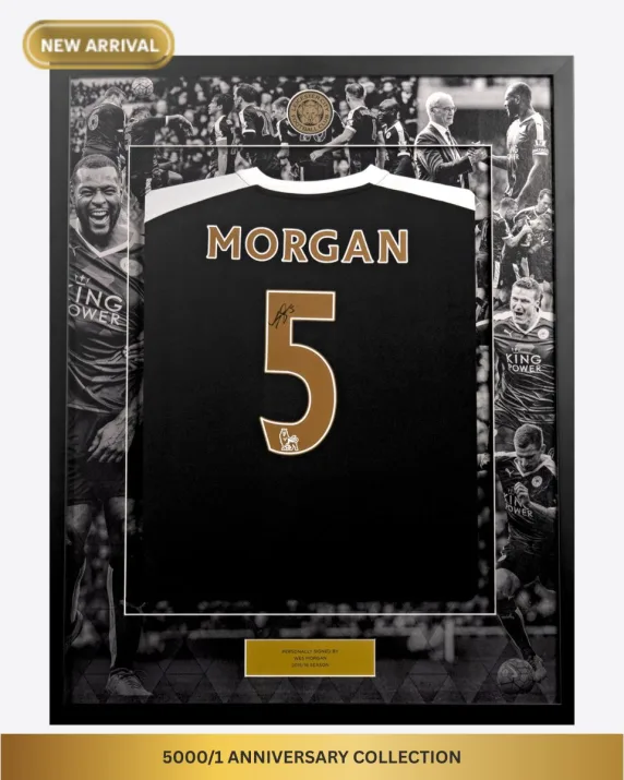 5000/1 Anniversary Collection - Framed Morgan Signed Away Shirt