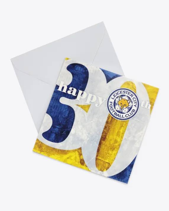 Leicester City Greetings Card - 30th Birthday