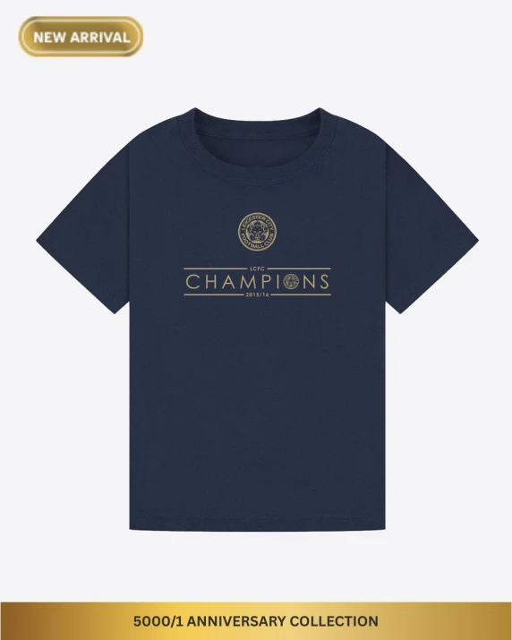 5000/1 Anniversary Collection - Navy Champions T-Shirt - Kids