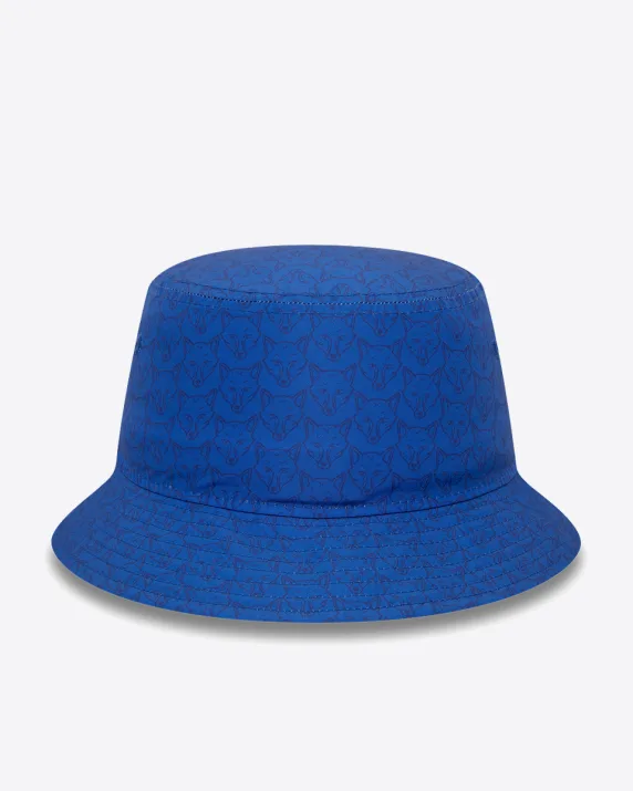 Leicester City New Era Blue Foxhead Bucket Hat