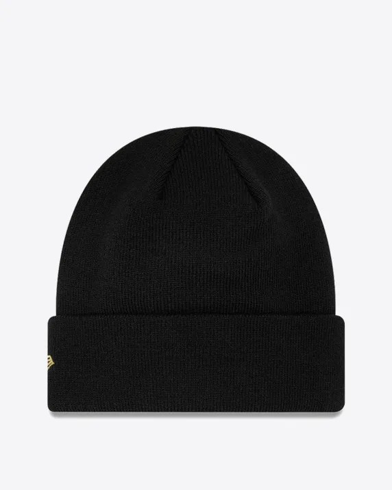 Leicester City New Era Black Womens Cuff Knit Beanie Hat