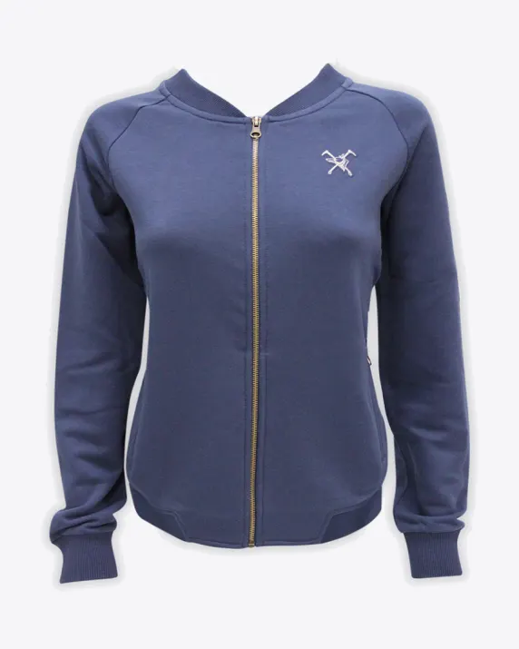Fox & Crop Navy Bomber - Womens