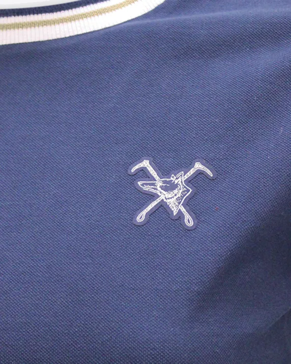 Fox & Crop Navy T-Shirt - Womens