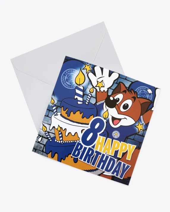Leicester City Greetings Card - Filbert Age 8