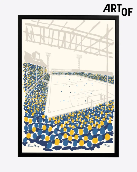 LCFC x AOF - Leicester 12th Man Print - Framed