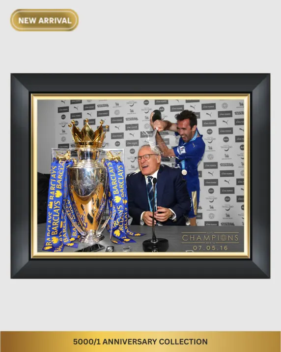 5000/1 Anniversary Collection - Iconic Moments - Claudio Ranieri (Framed)                                                                                                                                                                                      