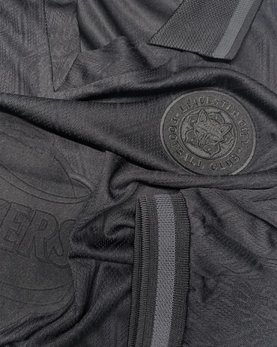 Leicester City Retro Shirt 1998 Blackout