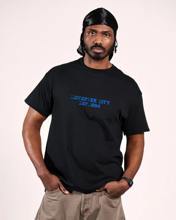 Leicester City Blue Chrome T-Shirt - Adults