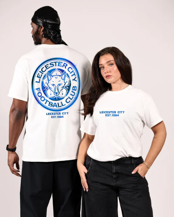 Leicester City Blue Chrome T-Shirt - Adults