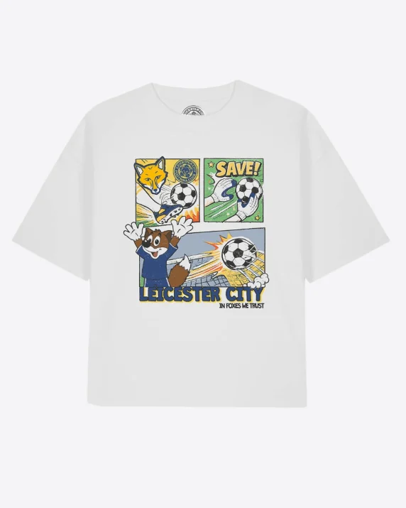 Leicester City Comic T-Shirt - Kids