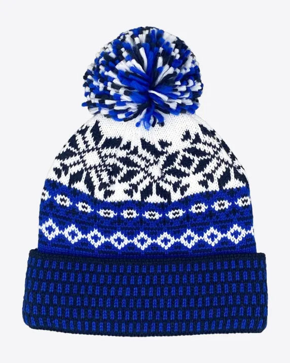 Leicester City Festive Fairisle Bobble Knit