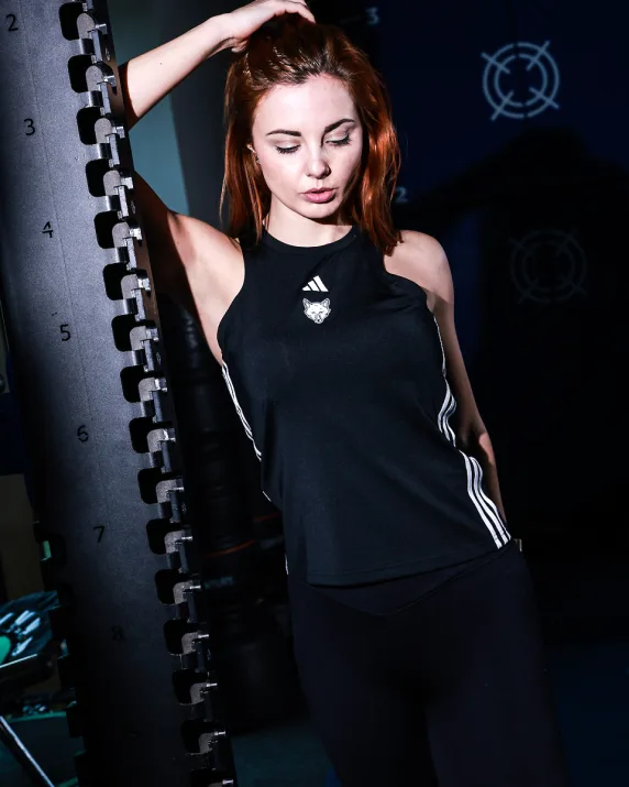 Leicester City Adidas Womens Black Gym Vest | LCFC SHOP