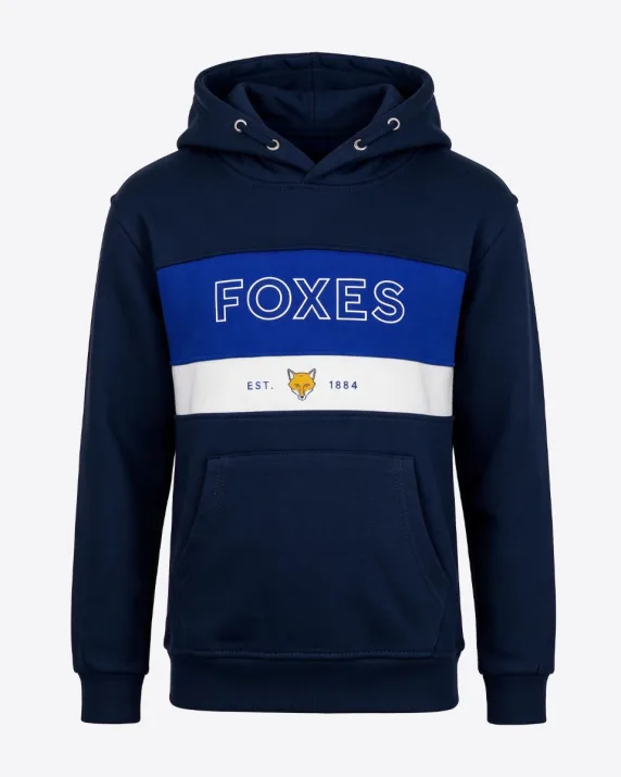 Leicester City Two Tone Hoody - Kids