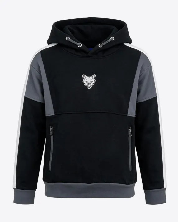 Leicester City Black/Grey Foxhead Hoody - Kids