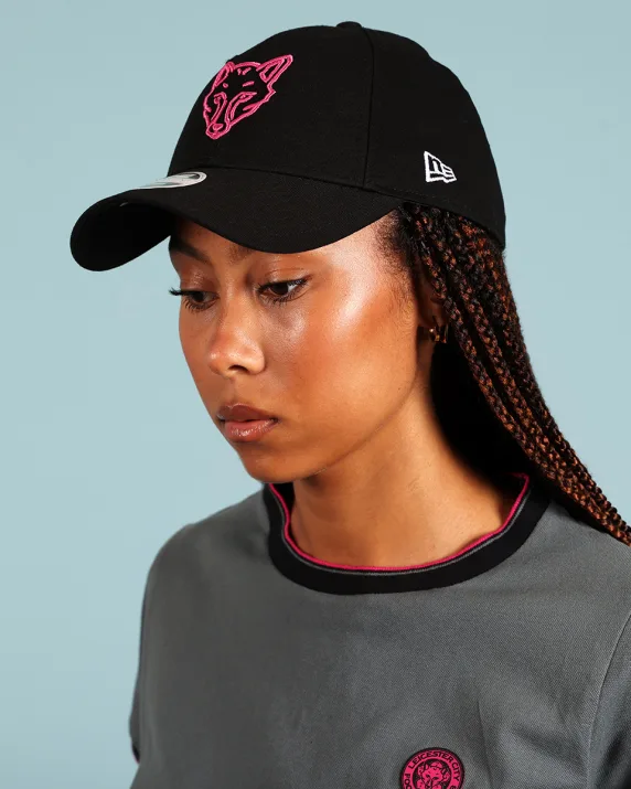 Leicester City New Era Womens Black Foxhead 9FORTY Adjustable Cap