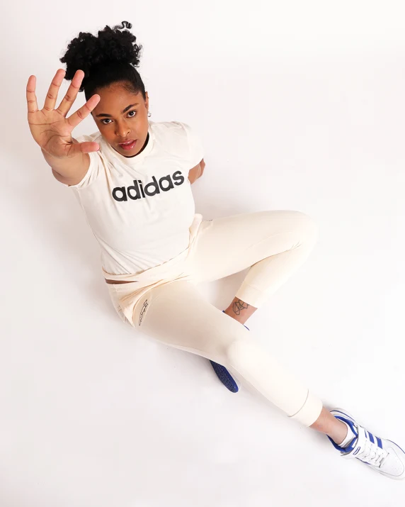 adidas Beige Foxhead T-Shirt - Womens