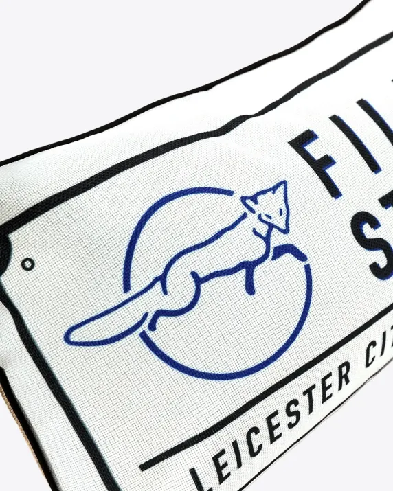 Leicester City Filbert Street Sign Cushion