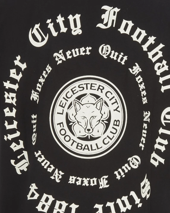 Leicester City Gothic Script T-Shirt - Mens