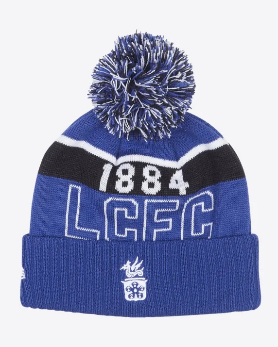 Leicester City New Era 26/27 Home Kit Bobble Knit Beanie Hat