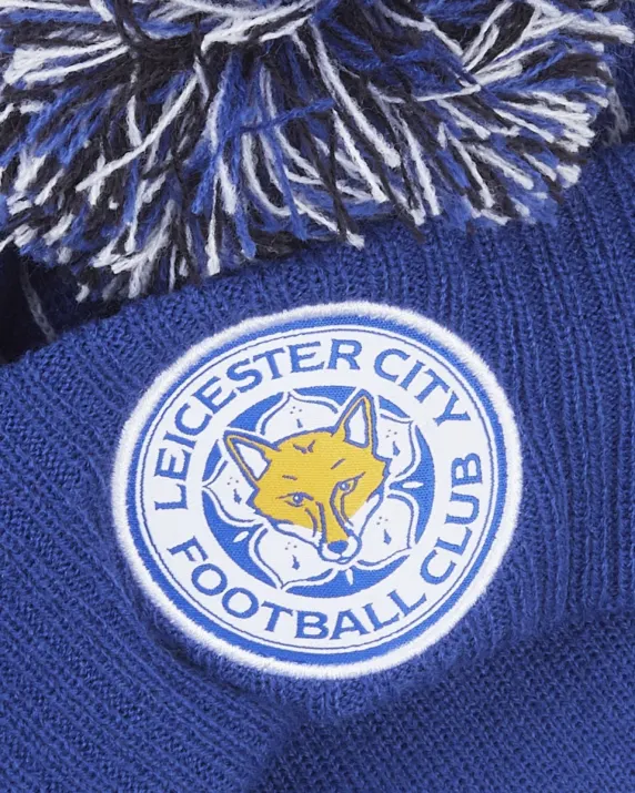 Leicester City New Era 26/27 Home Kit Bobble Knit Beanie Hat