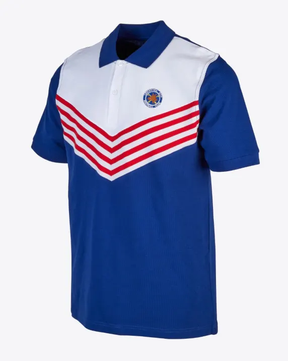 Leicester City Retro 1976 Polo Shirt - Mens