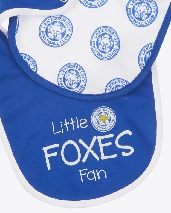 Leicester City Little Foxes Bibs - 2 Pack