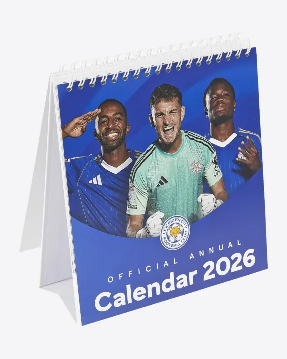 Leicester City Desk Calendar 2026