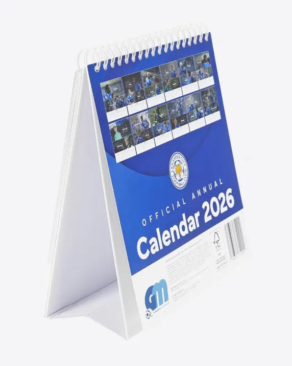 Leicester City Desk Calendar 2026