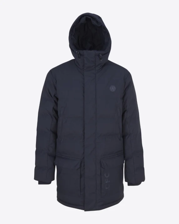 Leicester City Tonal Padded Parka Coat - Mens
