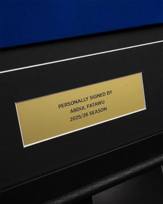 2025/26 Framed Signed Fatawu Home Shirt