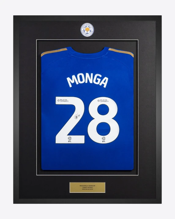 2025/26 Framed Signed Monga Home Shirt