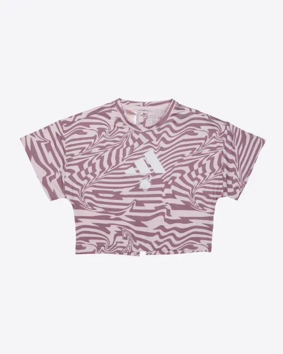 adidas Pink Camo T-Shirt - Kids