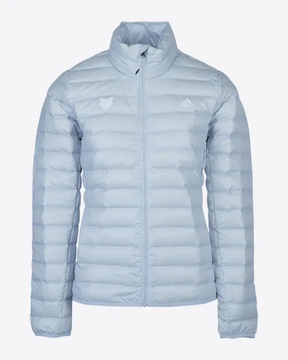 adidas Inline Light Blue Bubble Jacket - Womens