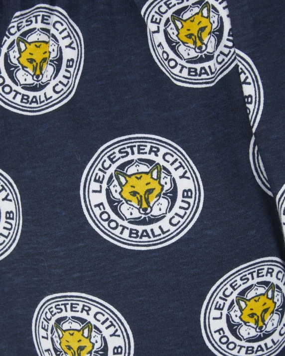 Leicester City Initials Pyjama Set - Mens
