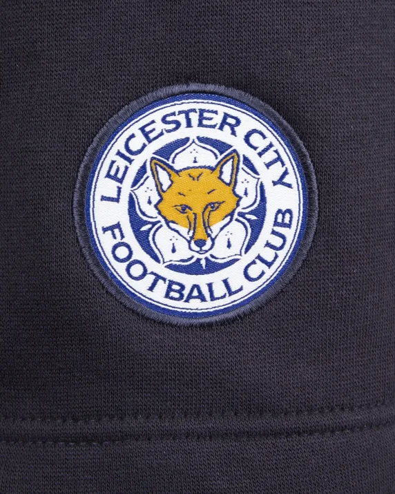 Leicester City Navy Essential Crest Shorts - Mens